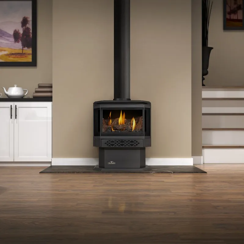 Napoleon Hearth GDS28-1NSB Haliburton Direct Vent Gas Stove 30,000 BTU