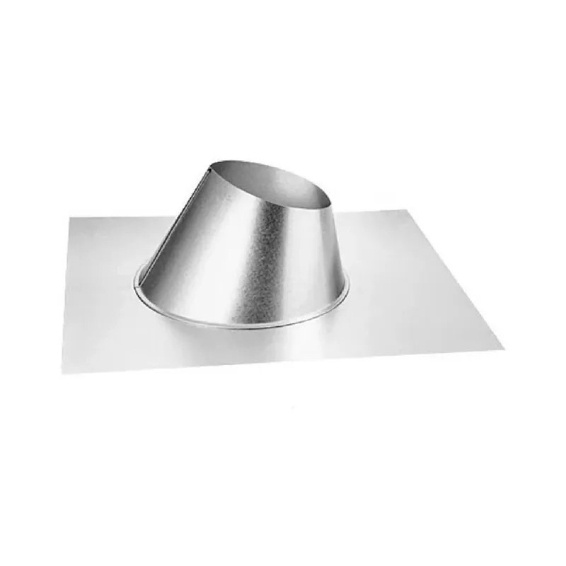 Duravent 58DVA-F6 Roof Flashing DirectVent Pro Adjustable 5 x 8 Inch Galvanized Steel 0/12-6/12 Inch