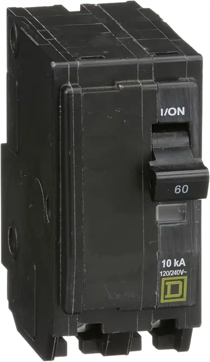 Schneider Electric QO260 DP 6 Miniature Circuit Breaker 120/240-Volt 60-Amp