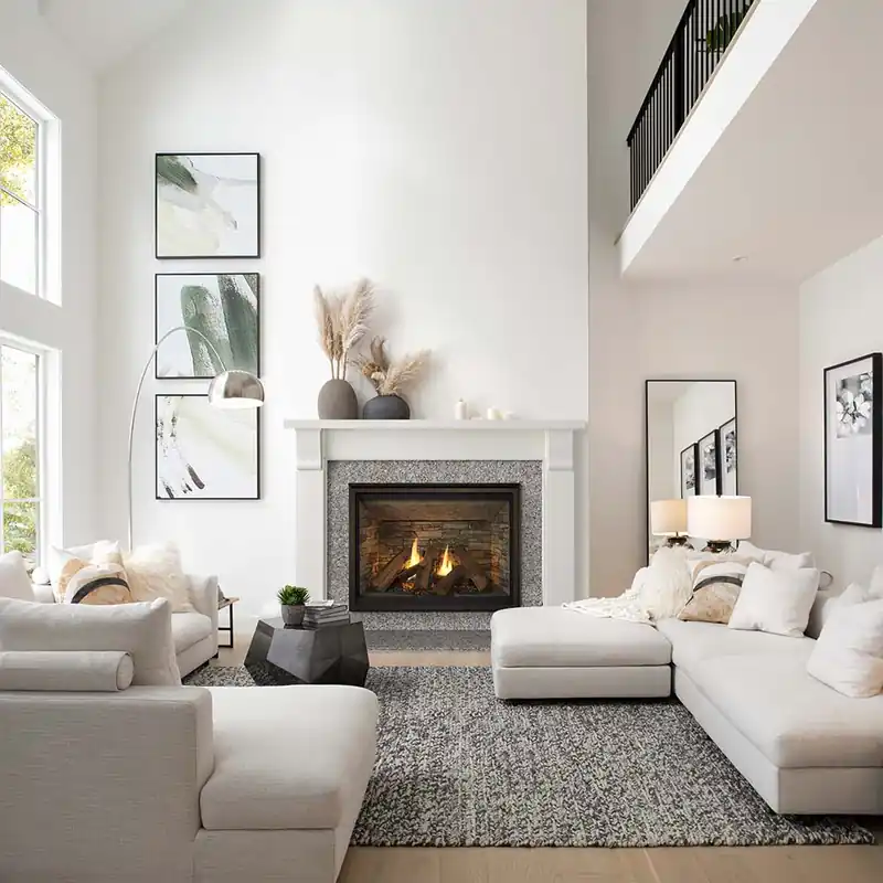 Majestic MER42N Meridian Gas Fireplace 42 inches with IntelliFire Touch Ignition - Natural Gas