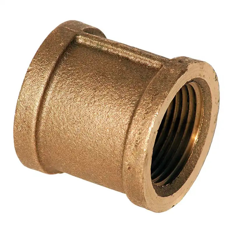 Merit Brass NL111-08 Straight Pipe Coupling 1/2 in Nominal