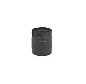 Duravent 3 inches PelletVent Pro Harman Black Appliance Adapter 3PVP-ADHB