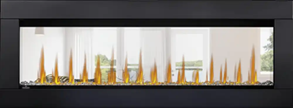 Napoleon Hearth NEFBD50H-DTRM Black Trim Kit for CLEARion See-Through Built-In Electric Fireplace 50 inch NEFBD50H-DTRM