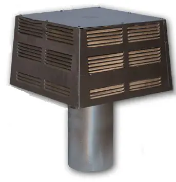 Superior F0920 Square Top for 8DM Series Wood Burning Pipe