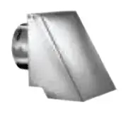 Duravent 3PVP-HSC Termination Cap PelletVent Pro HCS Horizontal 3 Inch Stainless Steel