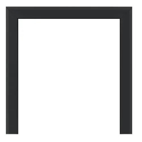 Napoleon Hearth BT46K Black 3 inches Premium Bevelled Trim Kit for Ascent™ 46