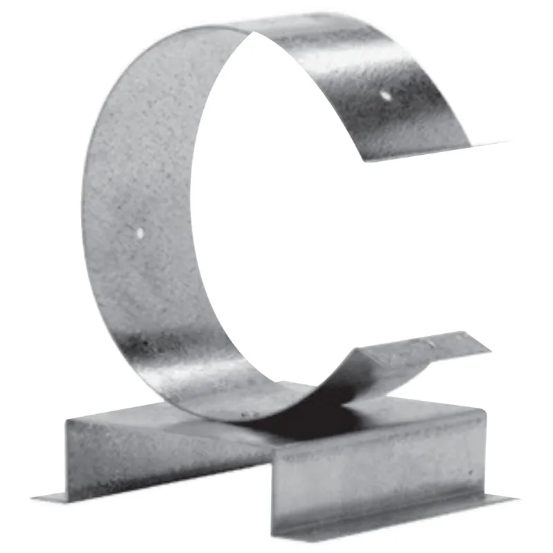 Duravent 4BVWSB 4 inches Round B-Vent Wall Support/Band Assembly
