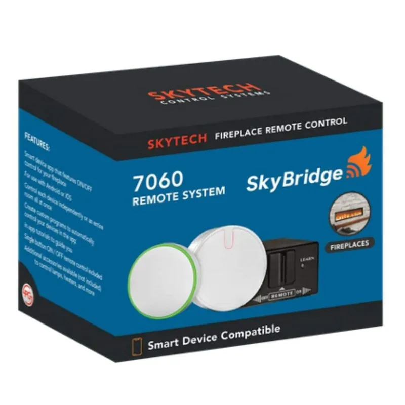 Skytech 7060 Push Button On/Off Bluetooth Smartphone Fireplace Remote Control
