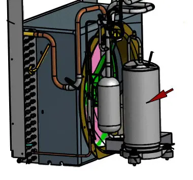 Friedrich 80077118 Complete Compressor Kit PaA200M2Cs-3Muu Gmc