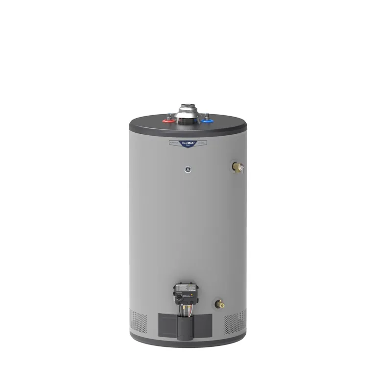 GE GG50S12BXR RealMAX Platinum 50-Gallon Short Natural Gas Atmospheric Water Heater