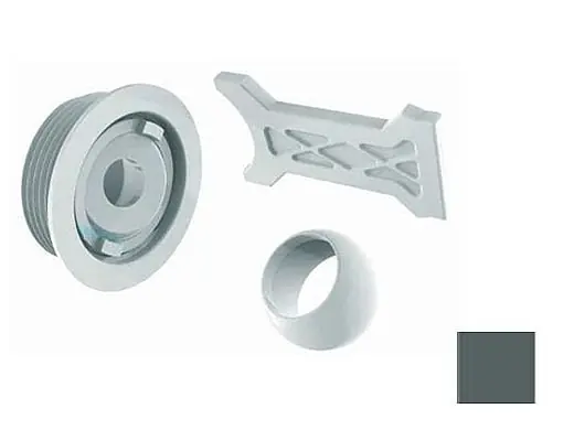 AquaStar JO105 Flush Retrofit Eyeball Dark Gr