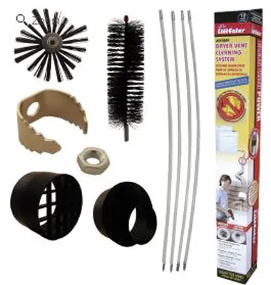 Sealed Unit Parts RLE202 Supco RLE202 12 FT Dryer Vent Cleaning Kit