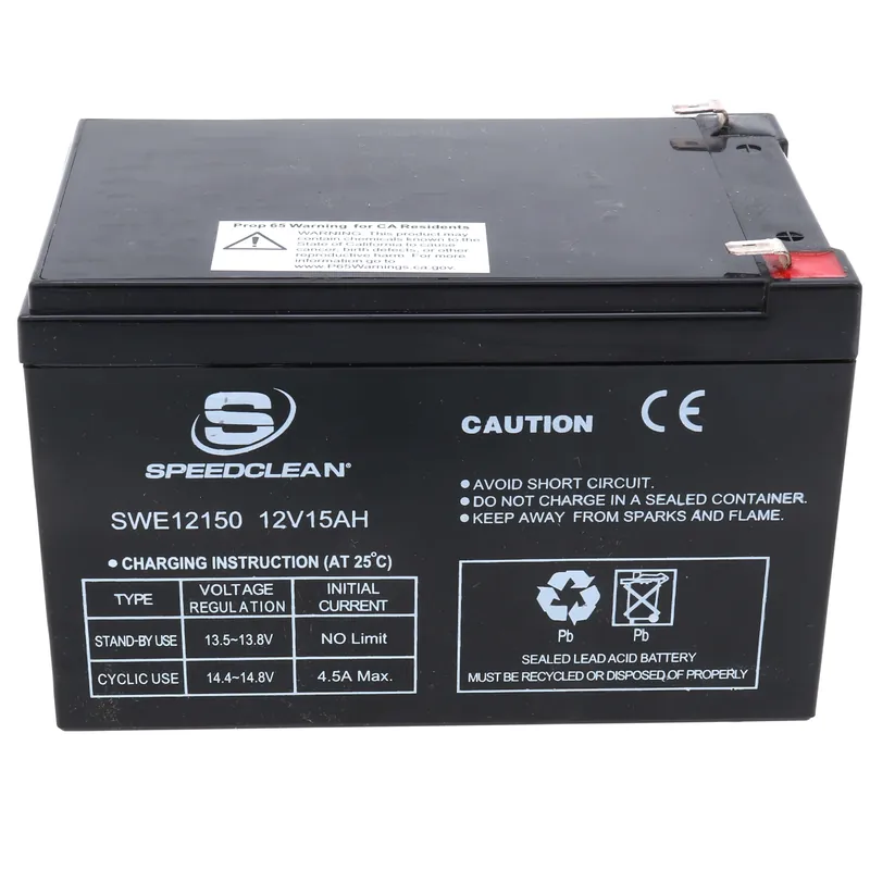 Speedclean CJ-9613 CoilJet Sealed Lead Acid Battery 12V, 15A
