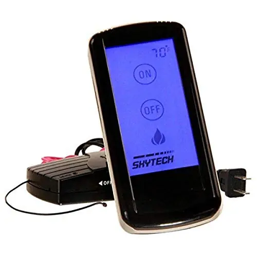 Skytech 5010 Fireplace Remote Control System with Backlit LCD Touch Screen On/Off