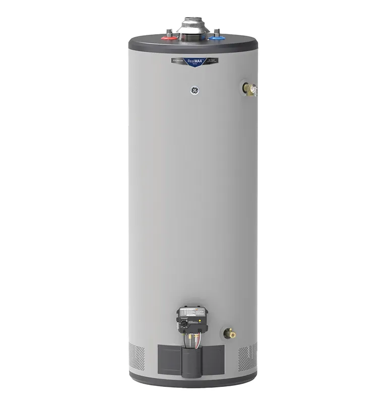 GE GG50T10BXR RealMAX Premium 50-Gallon Tall Natural Gas Atmospheric Water Heater