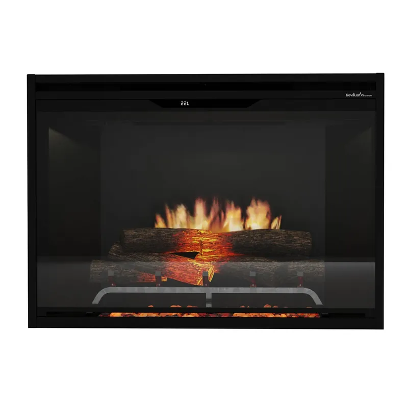 Dimplex 500005448 Revillusion 36 inches Built-In Electric Firebox with Black Liner REV36-BL