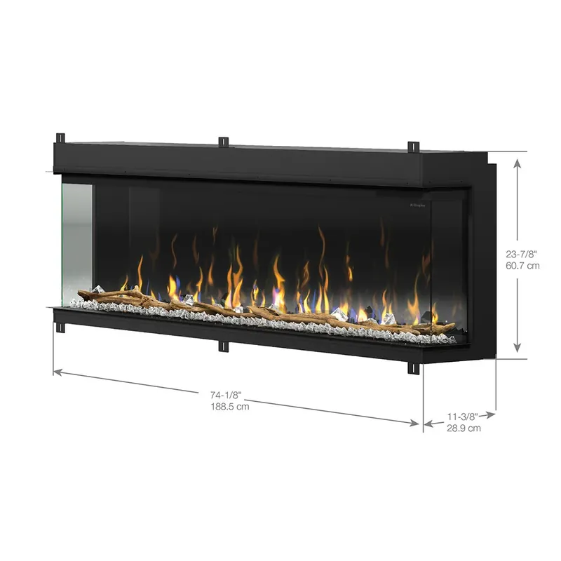 Dimplex XLF7417-XD IgniteXL Bold 74-in Linear Electric Fireplace