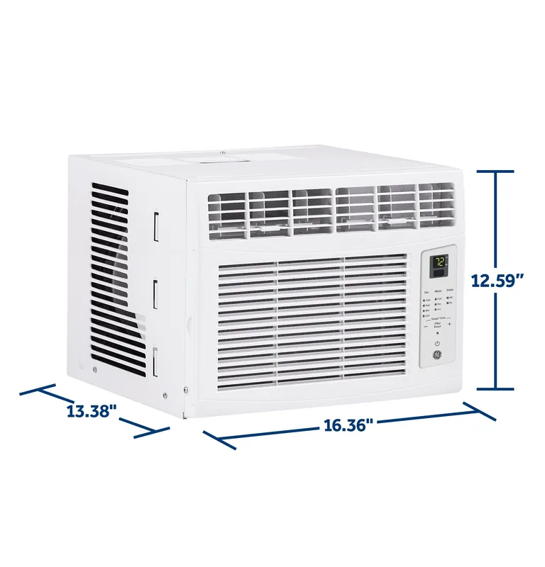 GE AWCS06BWF 6,000 BTU Electronic Window Air Conditioner for Small Rooms up to 250 sq ft.