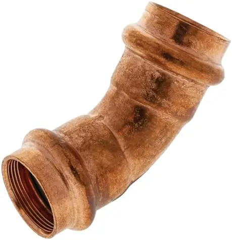 Nibco PC9606lt58 45 Degree Copper Elbow Fitting 5/8 inches Outside Diameter