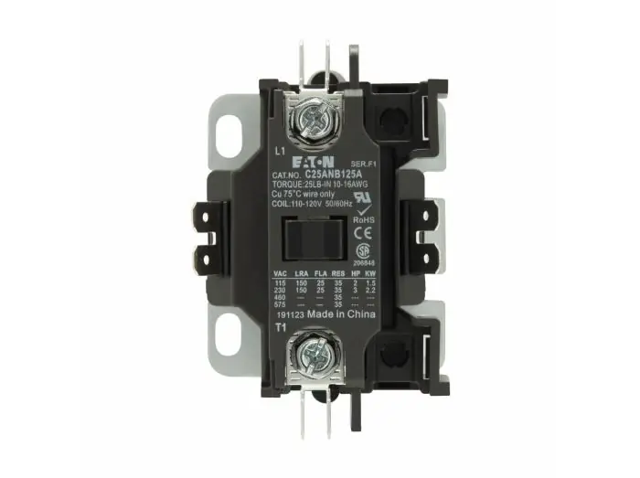 Cutler & Hammer C25ANB125A Compact Definite Purpose Contactor 25A