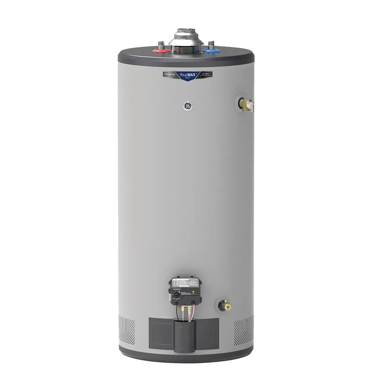 GE GG40S10BXR RealMAX Premium 40-Gallon Short Natural Gas Atmospheric Water Heater