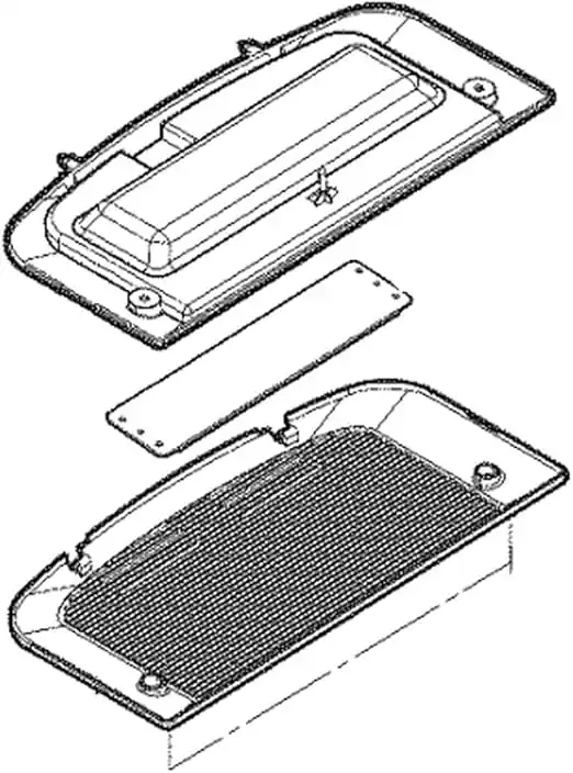 Lg ACQ85930606 Lamp Cover Assembly replacement ACQ33676502