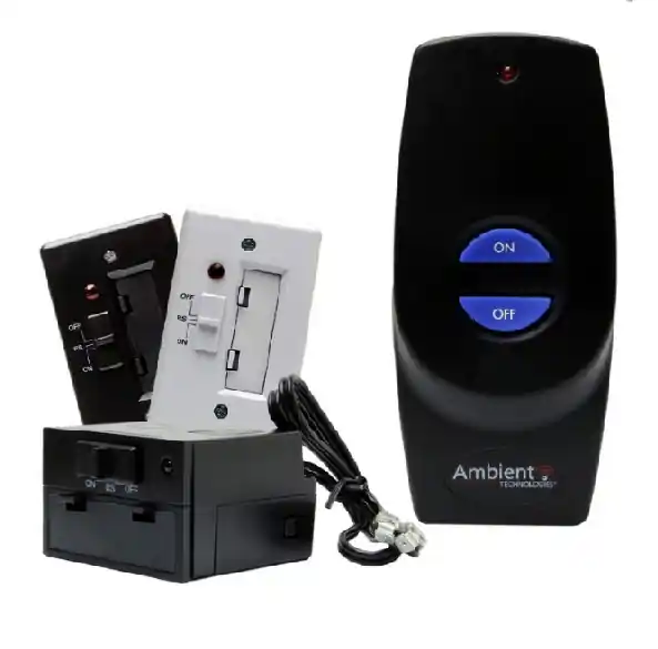 Majestic RCB Hand-Held On & Off with Battery Receiver & Wall Cover Plates