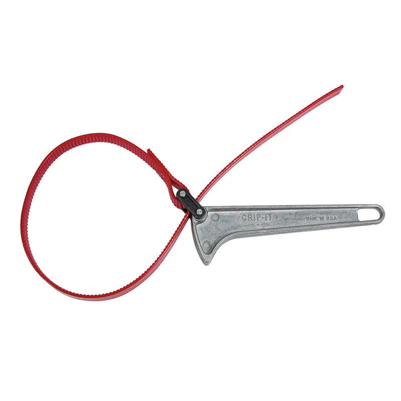 Klein Tools S-6H Grip-It Strap Wrench, Size 6 inchesO.D., Capacity: 1-1/2 inchesto 5 inches
