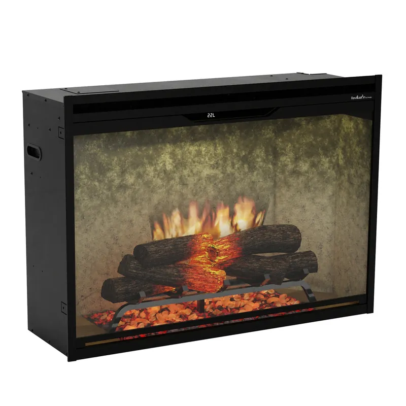 Dimplex 500005134 Revillusion 36 inches Built-In Electric Firebox with Weathered Concrete Liner REPLACES RBF36-WCFG 500002401