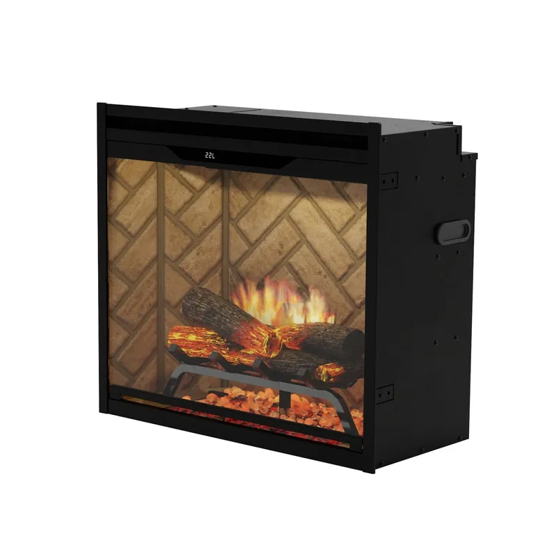 Dimplex 500005733 Revillusion 24-inch Built-In Electric Fireplace Herringbone