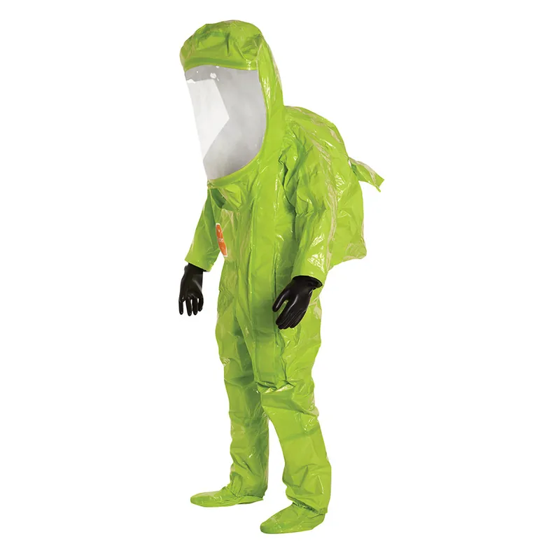 Dupont TK554TLYLG000100 Tychem TK Encapsulated Level A Suit Front Entry Large