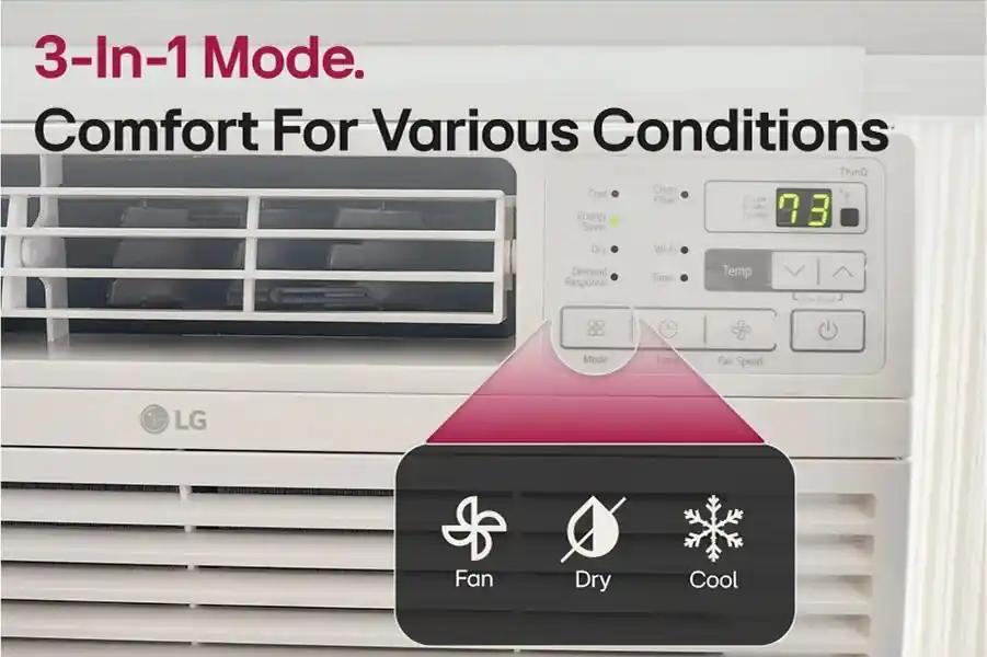 Lg LW1521ERSM1 14000 BTU Window Air Conditioner