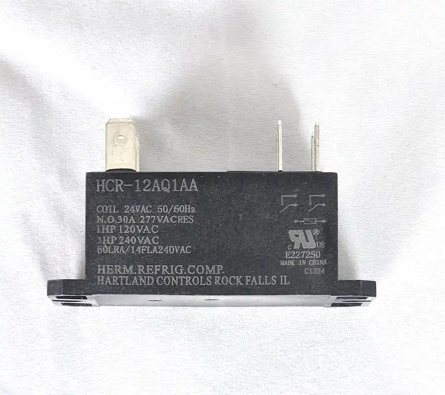 Friedrich 15100118 Replacement Relay 24 VAC Coil DPDT 30A 277VAC HCR-12AQ1AA