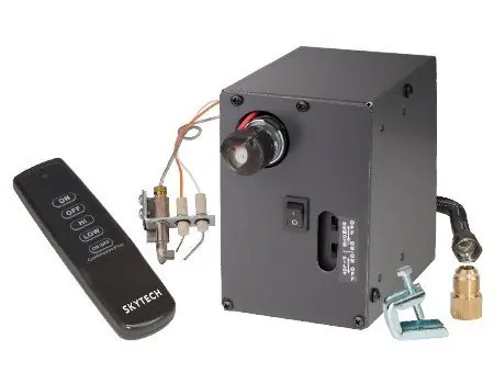 Skytech AFVK-SP Spark to Pilot Gas Valve Kit With On/Off Remote Control