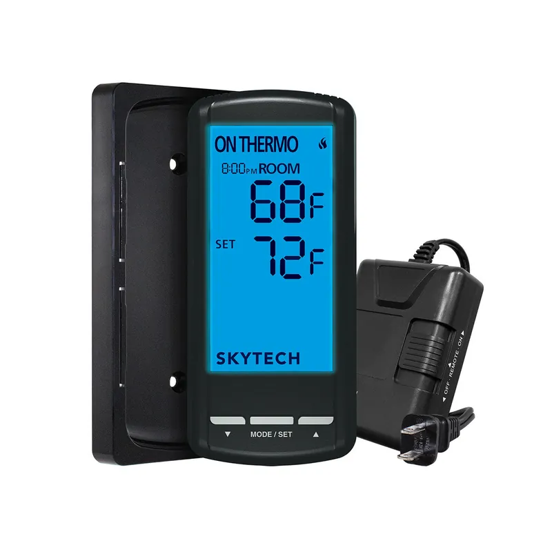 Skytech 5320 Timer/Thermostat Fireplace Remote Control with Backlit Touch Screen