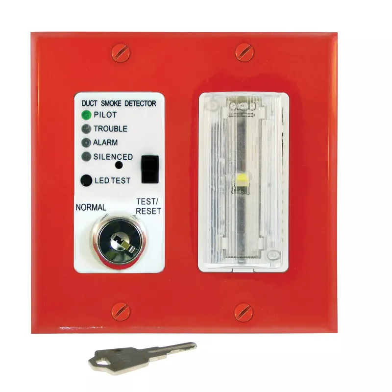 Air Products And Controls MSR-100RAV/R/C Sounder, Clear Strobe Assembly with Red Double Gang Cover Plate
