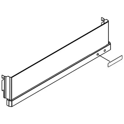 Whirlpool W10658013 Grille Assy-Top 42 Fd / Sxs