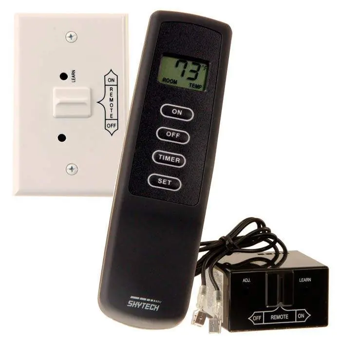 Skytech 1001T-LCD-A Timer Fireplace Remote Control
