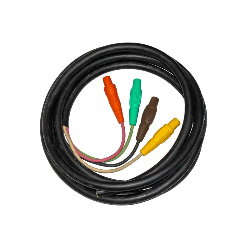 Kwikool KK-CAMLCK23024 Camlock Set with 25 feet of 2/4 SO Cable for KPO12-23 and KP012-23H