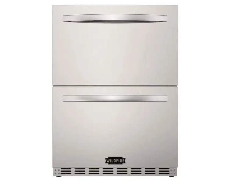 Wildfire Outdoor Living WFRDD24 24-in Dual Drawer Refrigerator 5.3 Cu. Ft.