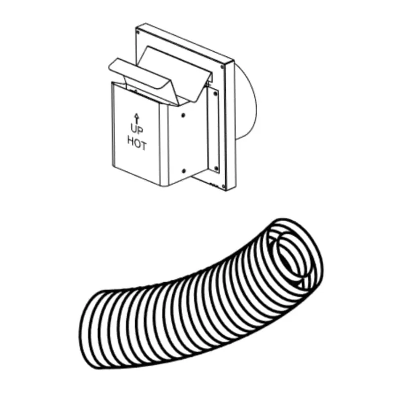 Superior SFKIT18CT Flex Compact Termination Kit With 18 inches Compressed Vent