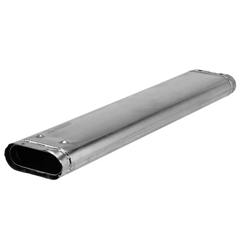 Duravent 4BVO24 4 inches Oval B-Vent 24 inches Length Pipe 4BVO24