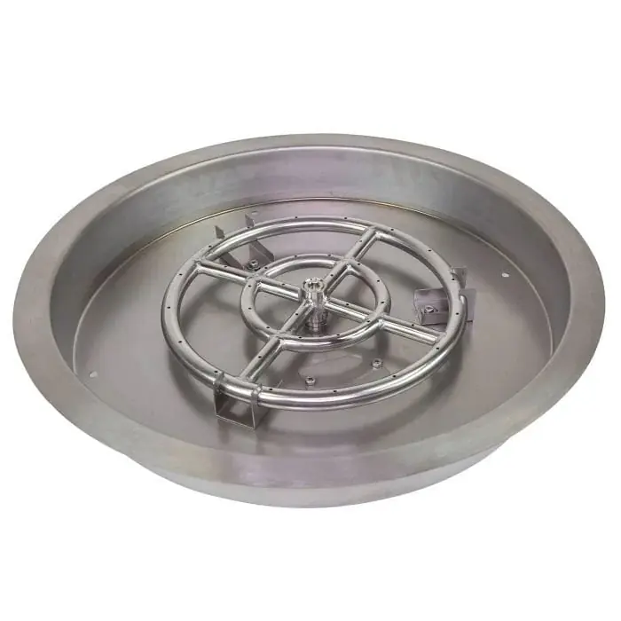 Athena DIP-REC-24 24-Inch Rectangle Drop-In Stainless Steel Burner Pan