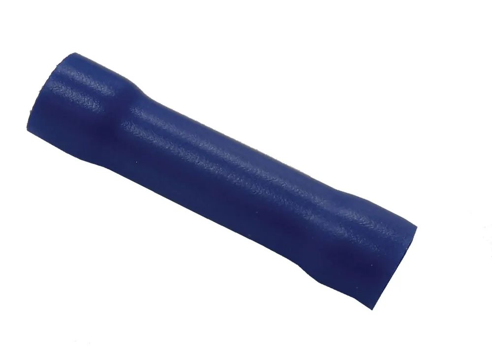 Sealed Unit Parts T1052C Butt Conn (100Pc) 16-14 Insulated - Blue - Supco