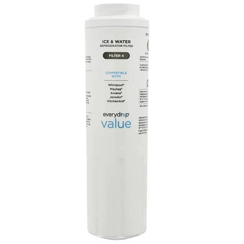Whirlpool EVFILTER4 Everydrop Value Ice and Water Refrigerator Filter 4 Single-Pack REPLACEMENT W11311161