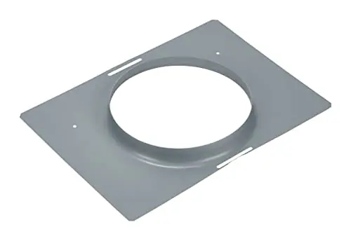 Whirlpool W10388168 Range Hood 7 inches Damper Mounting Plate