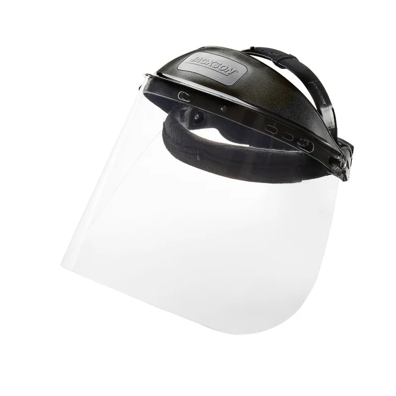 Jackson Safety 14957 Anthem Faceshield Kit - Model K Ratcheting Crown with 9 inches x 15½" x 0.040 inches Acetate Window