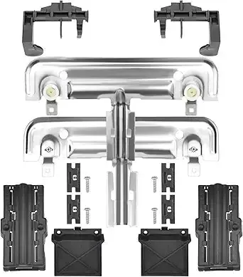 Whirlpool W10712394VP Dishwasher Upper Rack Adjuster Metal Kit Replaces W10712394VP