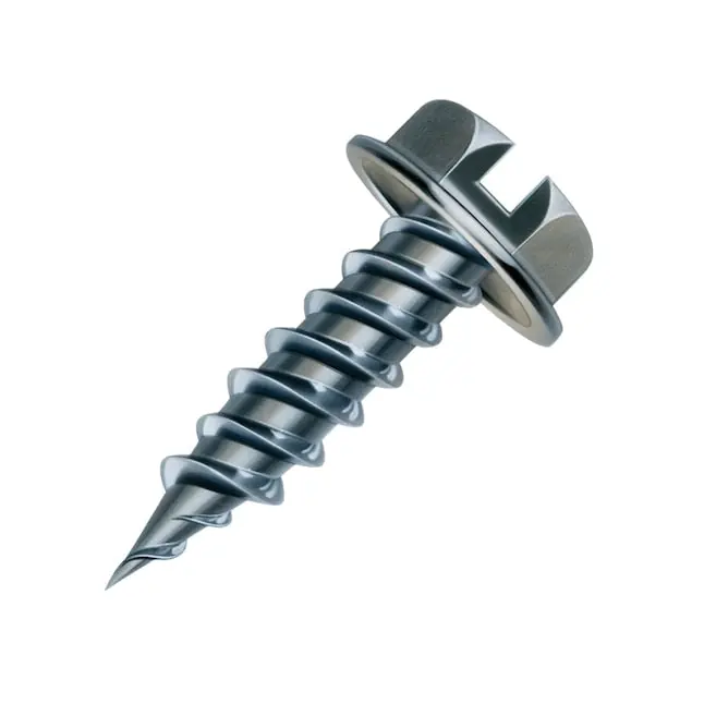 Malco HW8X3/4Z-100 Zip-in Self-Piercing Sheet Metal Screws 3/4 inches 100 Pack