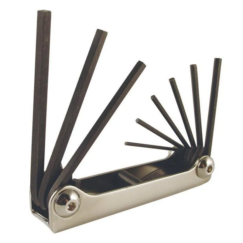Malco W45 5-Piece Large Folding Hex Key Set